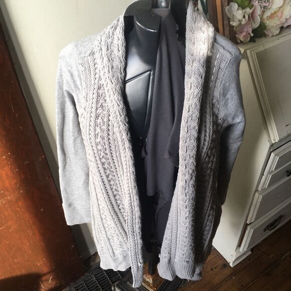 Anthropologie Saturday Sunday S cable knit sweater - Picture 1 of 4